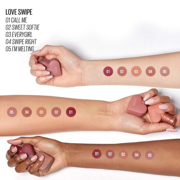 🌻 KAJA SWIPE RIGHT LOVE SWIPE Lightweight Cushiony Lip Mousse New Full Size - Picture 7 of 14
